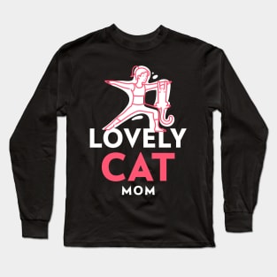 Lovely Cat Mom Long Sleeve T-Shirt